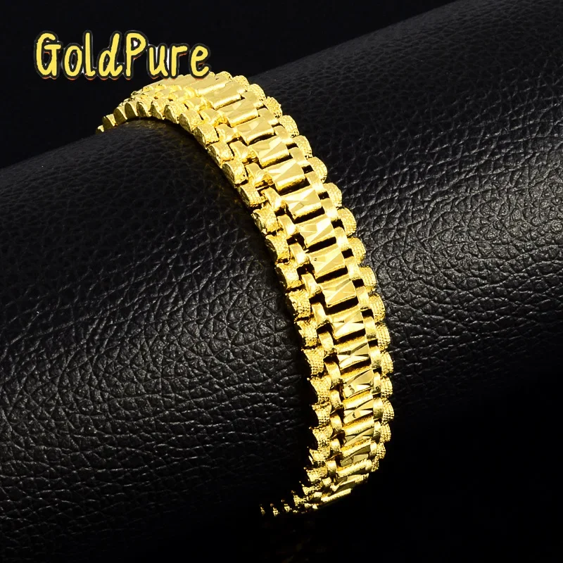 Luxury Watch Service - Złota bransoleta do zegarka Goldpure Luxury