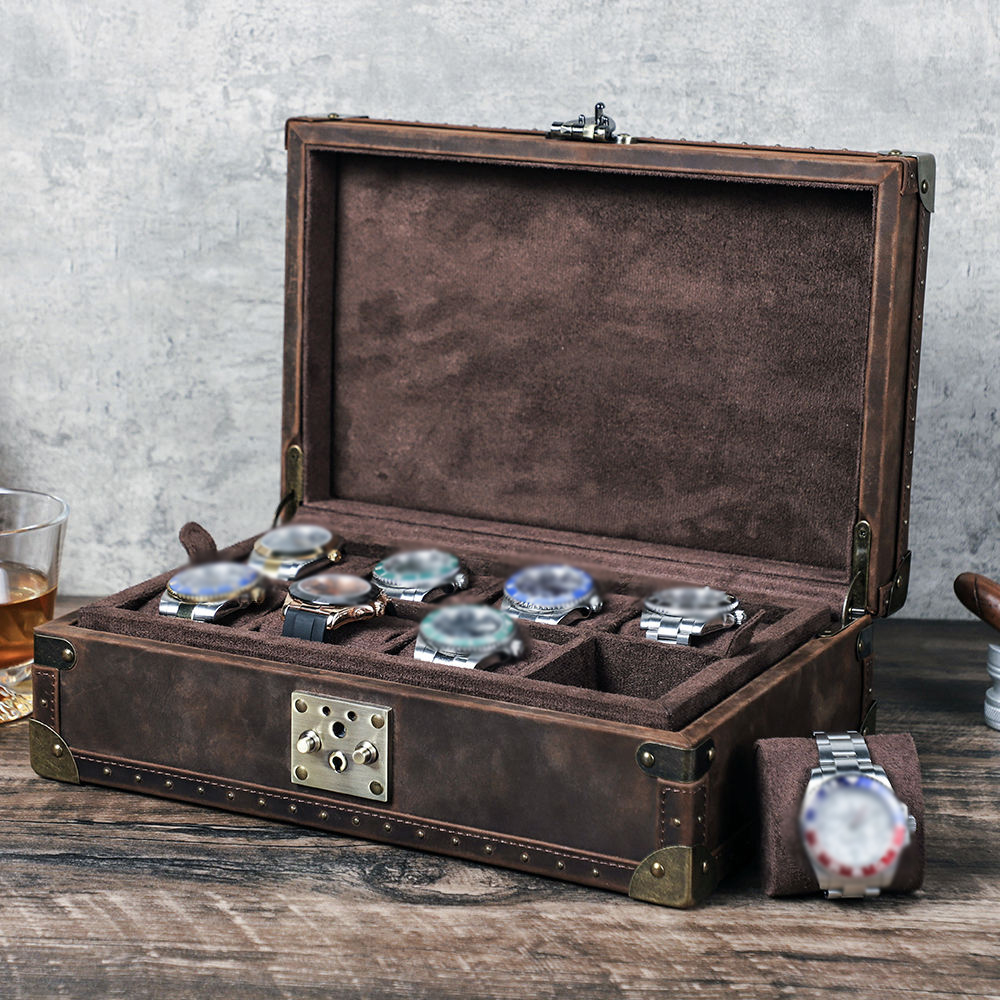 Luxury Watch Case - CONTACT'S FAMILY 8 Skórzane Etui na