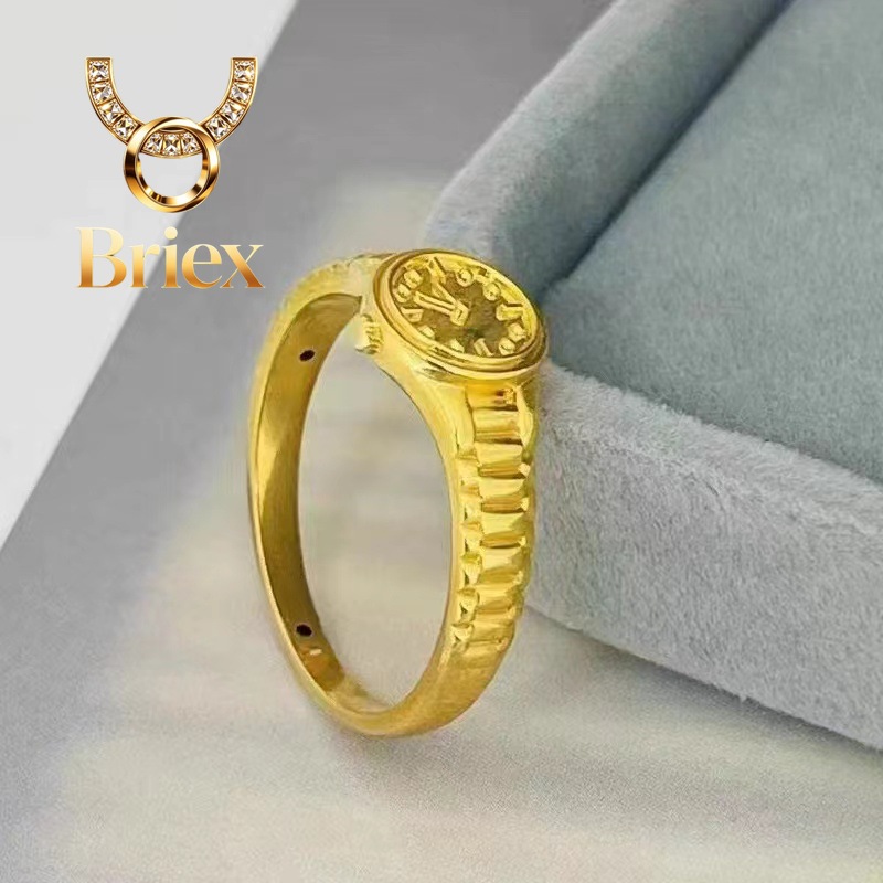 Luxury Watch Service - Pierścionek Briex Jewelry z prawdziwego złota