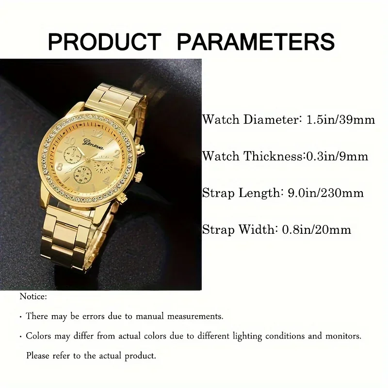 Luksusowy zegarek kwarcowy z c – Luxury Watch Gift For Her recenzja i cena