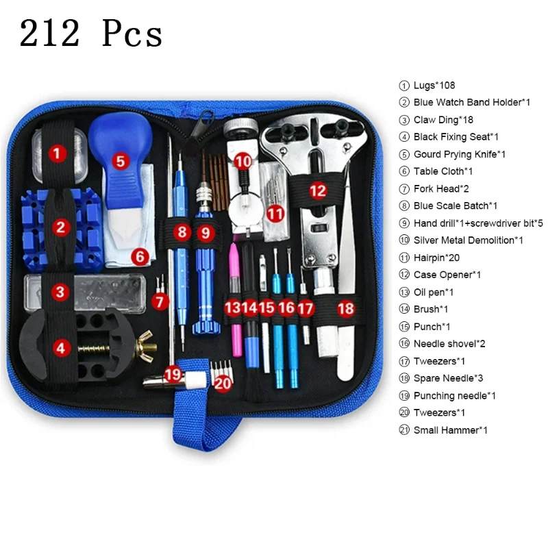 Zestaw narzędzi do naprawy zeg – Luxury Watch Cleaning Kit recenzja i cena
