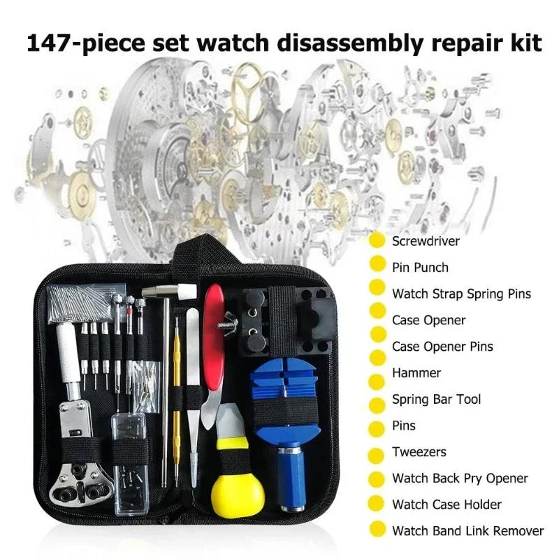 Zestaw narzędzi do naprawy zeg – Luxury Watch Cleaning Kit recenzja i cena