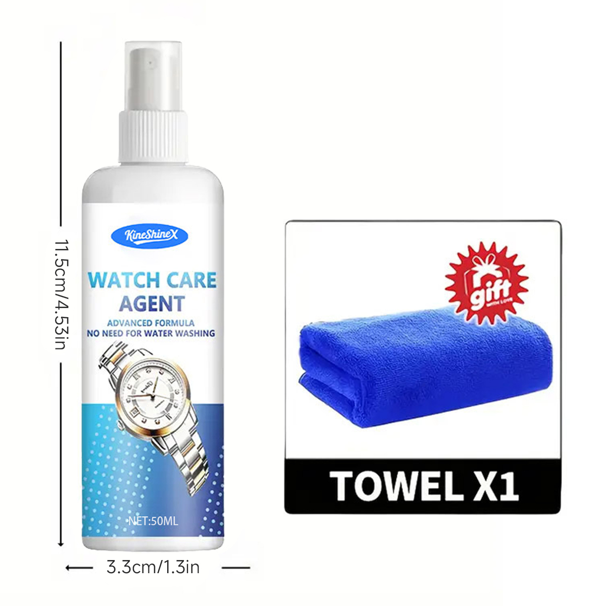Spray do polerowania zegarków  – Luxury Watch Cleaning Kit recenzja i cena
