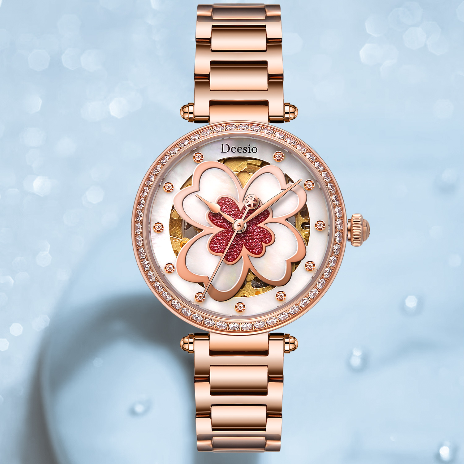 Deesio Damski Zegarek Automaty – Luxury Watch Gift For Her recenzja i cena