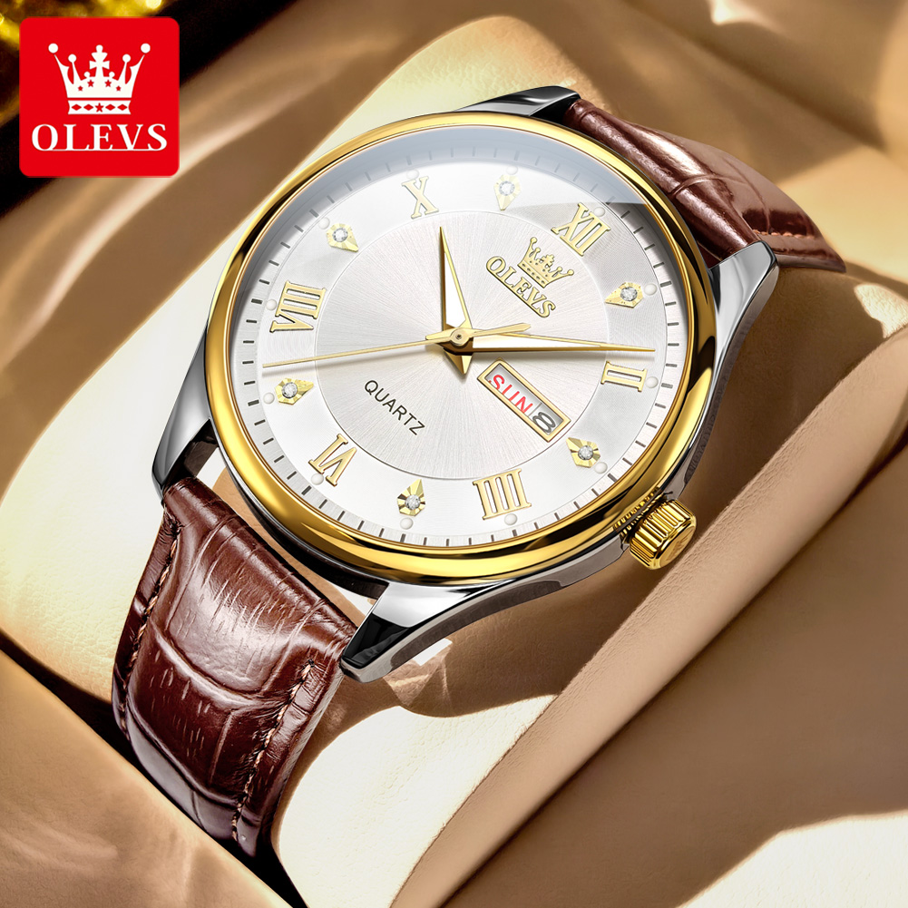 Zegarek dla par OLEVS, luksuso – Luxury Watch Gift For Her recenzja i cena