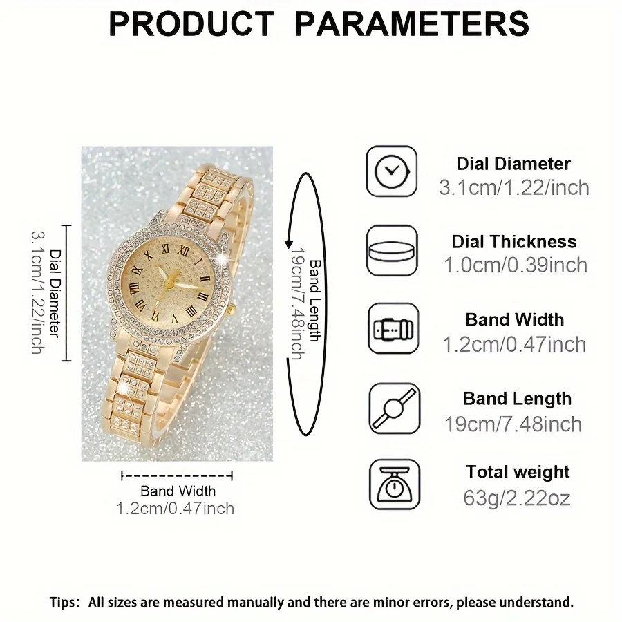 6 sztuk/zestaw damski luksusow – Luxury Watch Gift For Her recenzja i cena